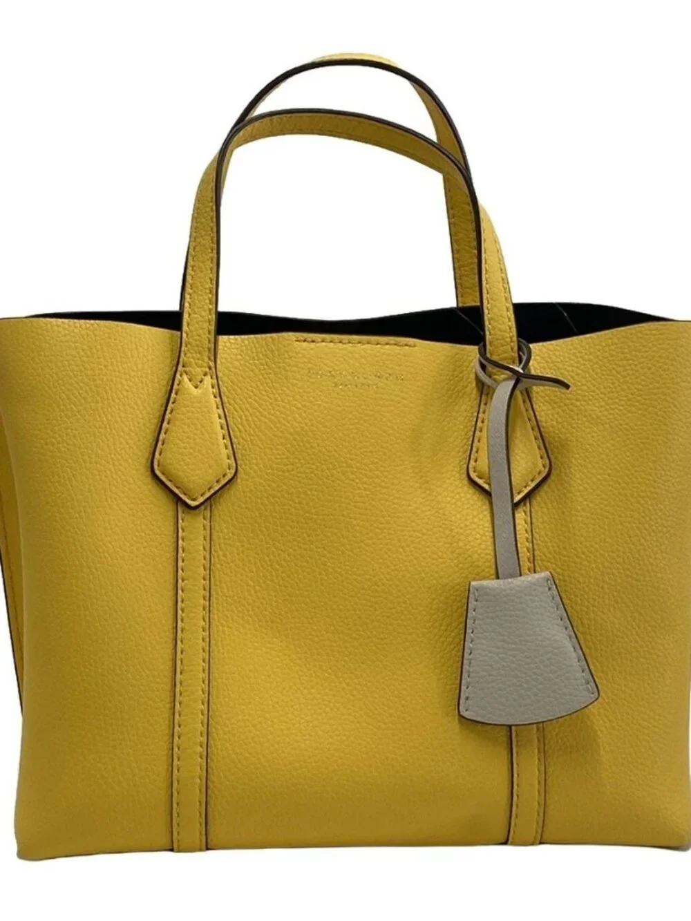 TORY BURCH Yellow Leather Handbag